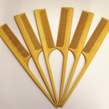黄杨木条形尖尾梳子防静复古镜面木梳酒店宾馆一次性黄杨梳子