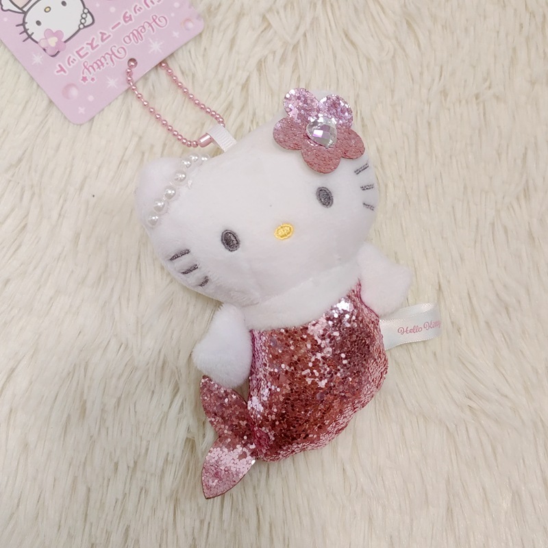 日本の猫人魚妖精ユニコーンペンダントぬいぐるみキーホルダーバッグペンダント|undefined