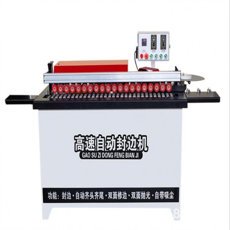 Jinping fábrica de máquina de sellado de bordes de carpintería pequeña máquina de sellado de bordes automática 802 máquina de sellado de bordes automático de alta velocidad