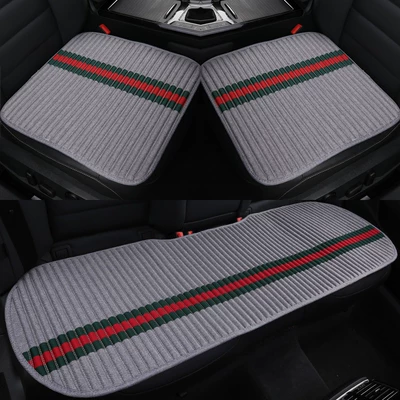 Cool pad | Seat Cushion Without Backrest Single Cushion - gray-three-piece-set-five-seats