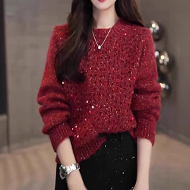 时尚休闲套装;连衣裙;女式针织衫