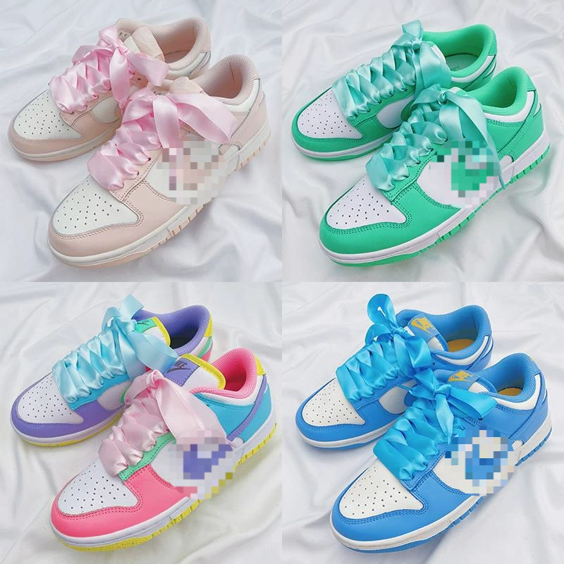 Оригинальная адаптация BaoJie (BaoJie) AJ1AF1 Air Force One 1970-х годов, шелковая веревка для шнурков Macaron