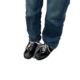 Lan Cabinet Edition ~ Retro Black German Training Shoes Lace-up Forrest Gump Shoes Women's Inner Height Increase Casual Board Shoes Joker sneaker Tide