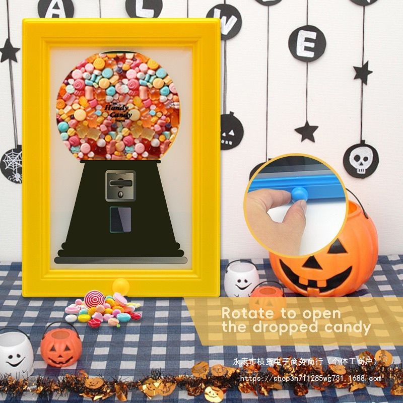 跨境新款 糖果盒分配器相框架节日创意壁挂式糖果分配器图片框架
