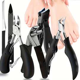 跨境甲沟钳指甲刀套装鹰嘴钳修脚钳剪灰脚趾甲神器剪子工具