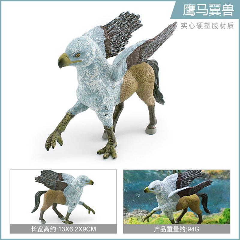 Simulación transfronteriza mitología occidental modelo de bestia marino hombre de nieve de hielo espada diente tigre monstruo hombre lobo decoración juguetes