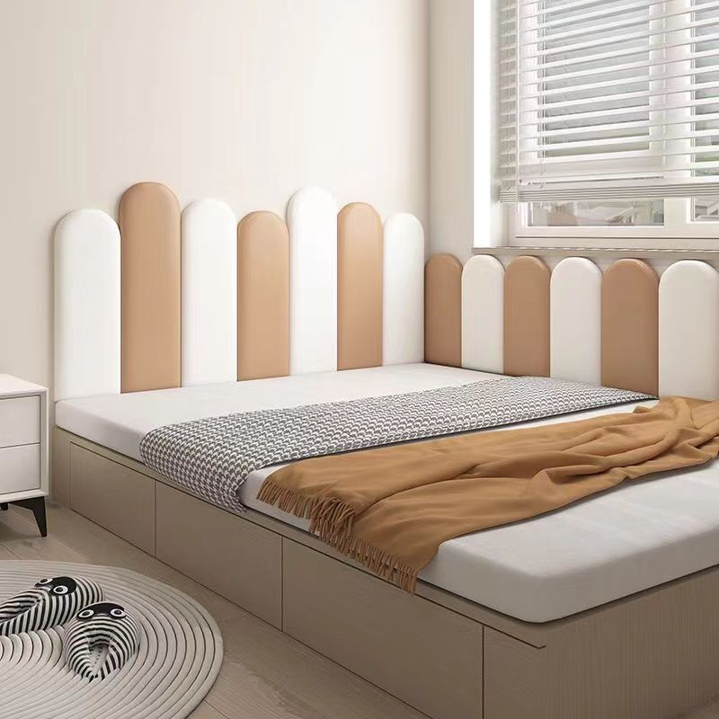 Nailed Tatami Wall Surround Soft-Packed Kang Surround Bedside Kidsren's Environmentally Friendly Anti-Collision Background Wall Self-Adhesive