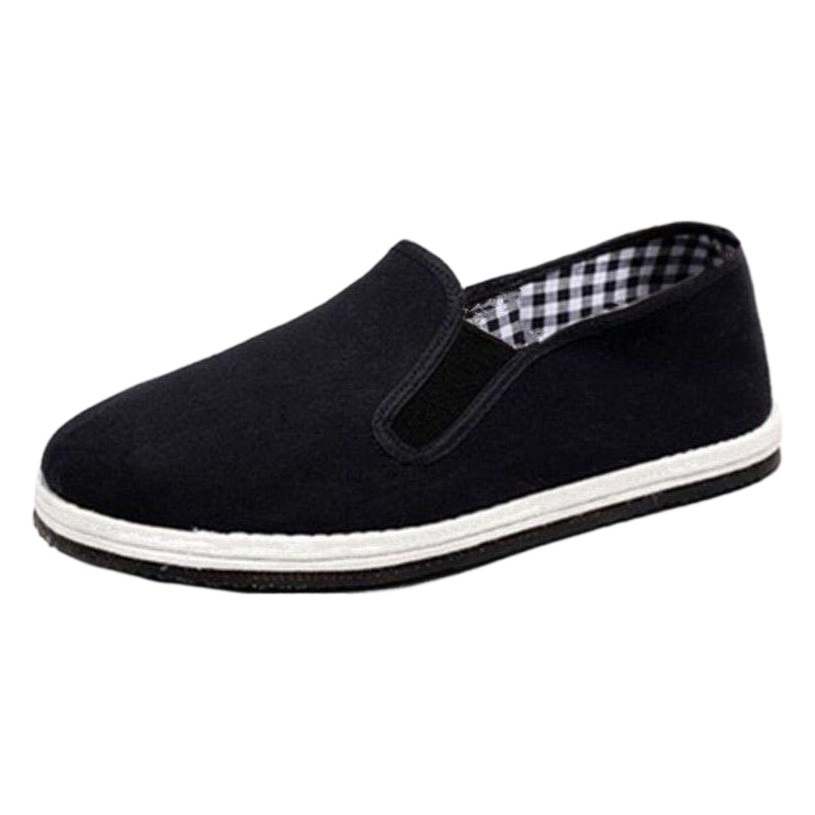 A generation of old Beijing cloth shoes men's black cloth shoes thickened lasagna cloth shoes a pedal low men's cloth shoes