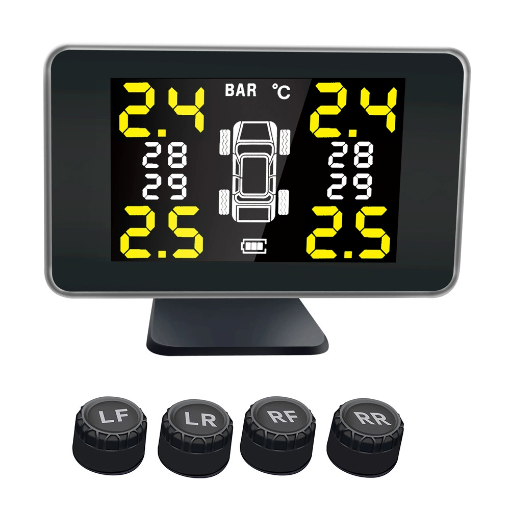 Монитор давления в шинах с большим экраном, специальный монитор давления в шинах для фургонов, легких грузовиков, пикапов и автодомов