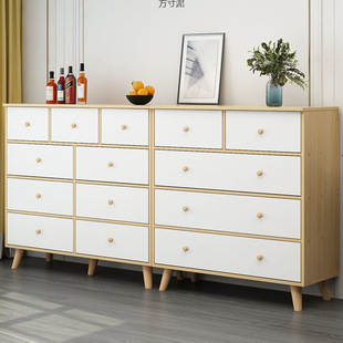 American-Style Nine-Drawer Cabinet for Home Bedroom Storage, Simple Nail Art Display Rack, Drawer-Type American-Style Storage Cabinet Factory