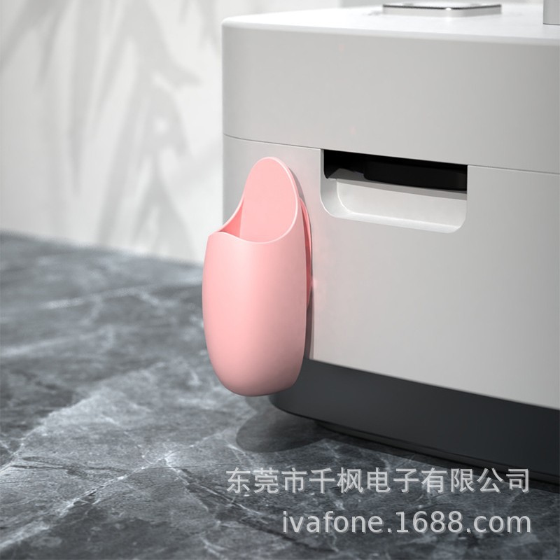 핑크 밥숟가락 주머니