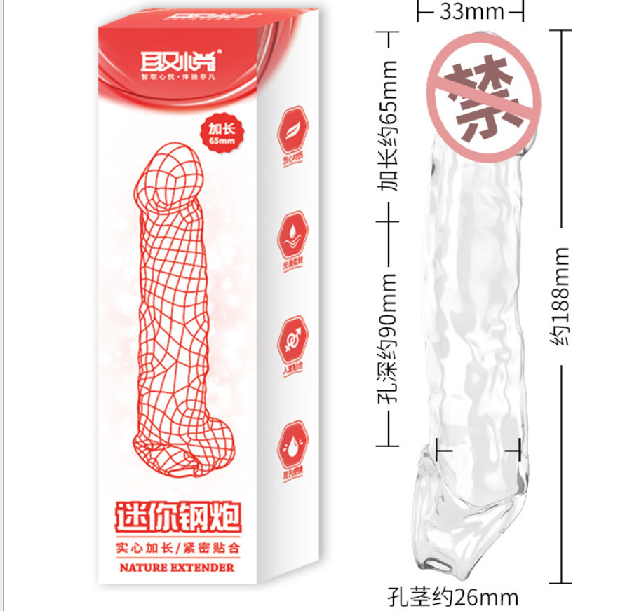 Cañón de acero Pleasure-Mini (modelo transparente) 6922359305336