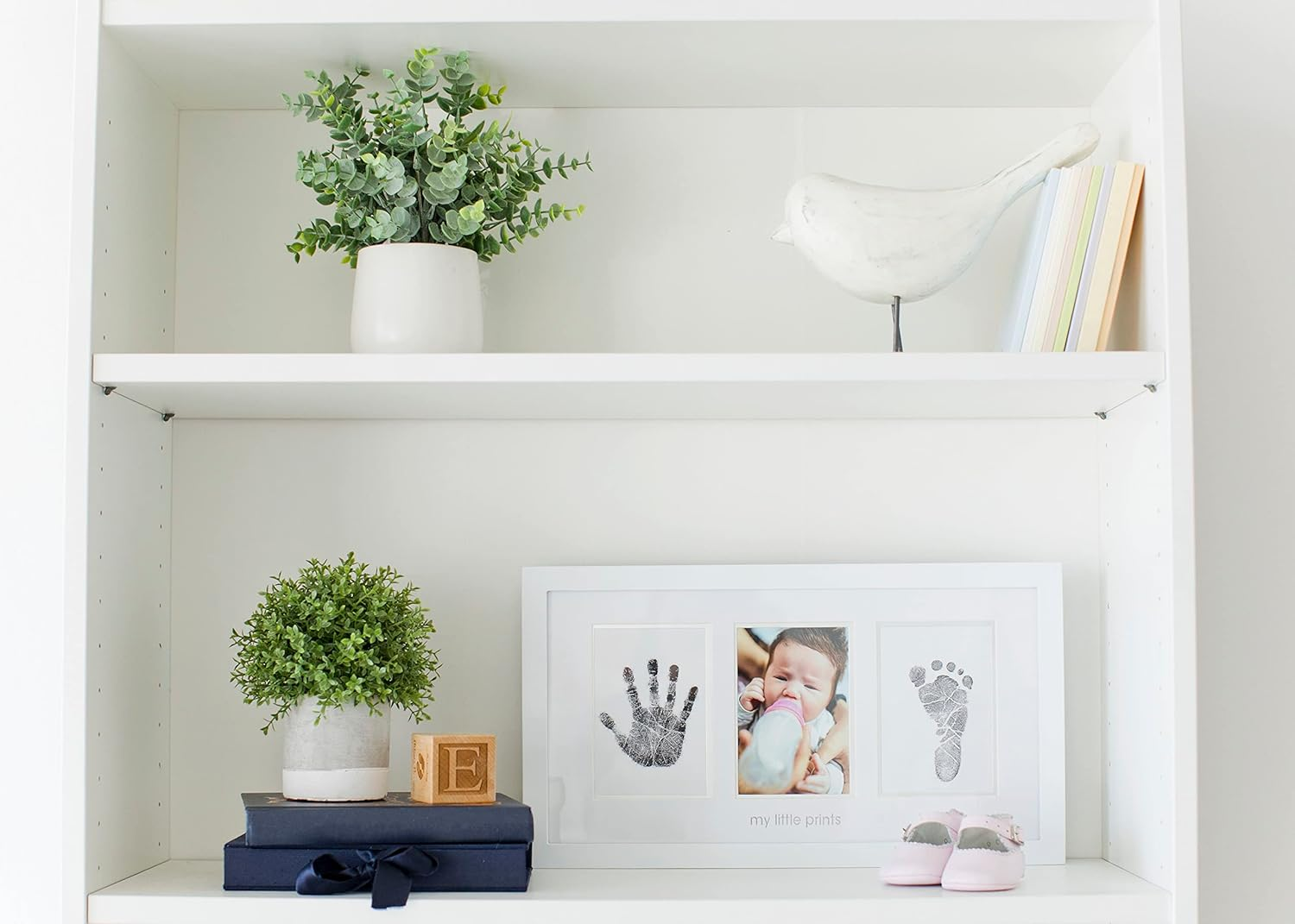 Recién nacido mano y pie inkpad mano huellas niños bebé mano inkpad bebé un mes de edad Regalo de Cumpleaños recuerdo