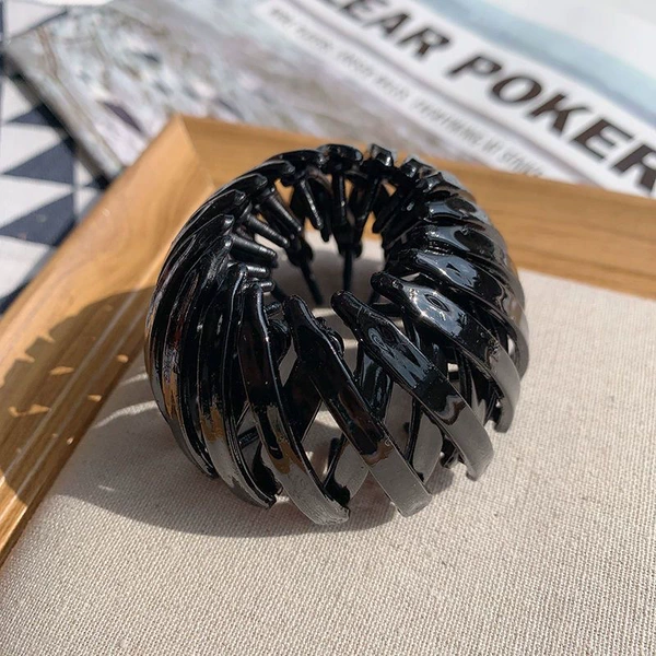 Bird's Nest Hairpin [Black]