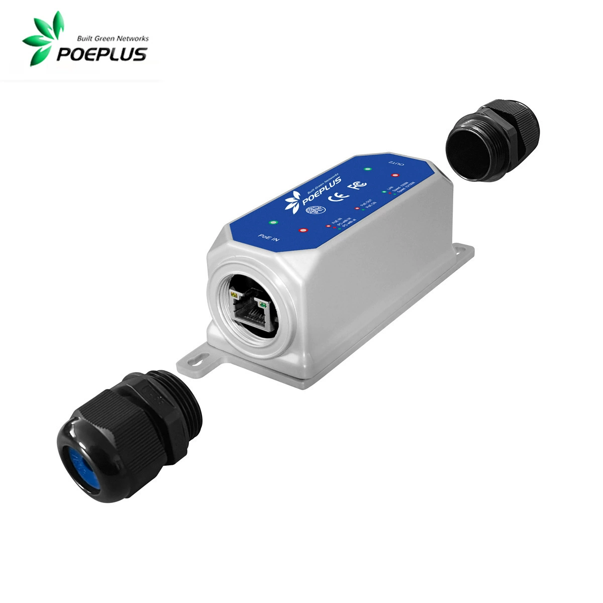 Расширитель Poe на 90W для улицы 1to1IP67, варианты 100/1000/2500M/10G