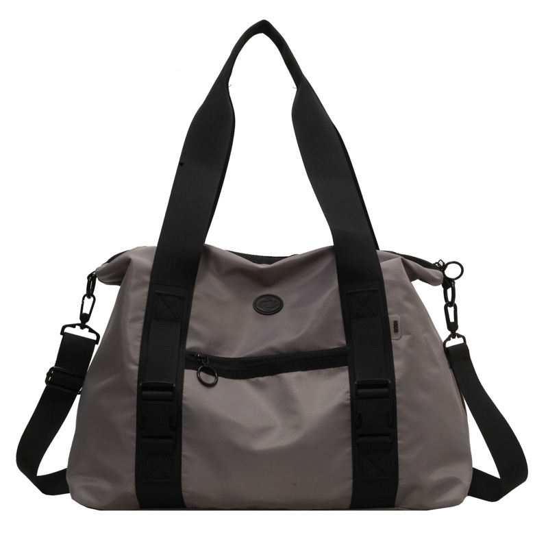 Bolsa de viaje corto, bolsa de equipaje ligera de gran capacidad, bolsa de fitness, bolsa de viaje casual de moda para hombres.