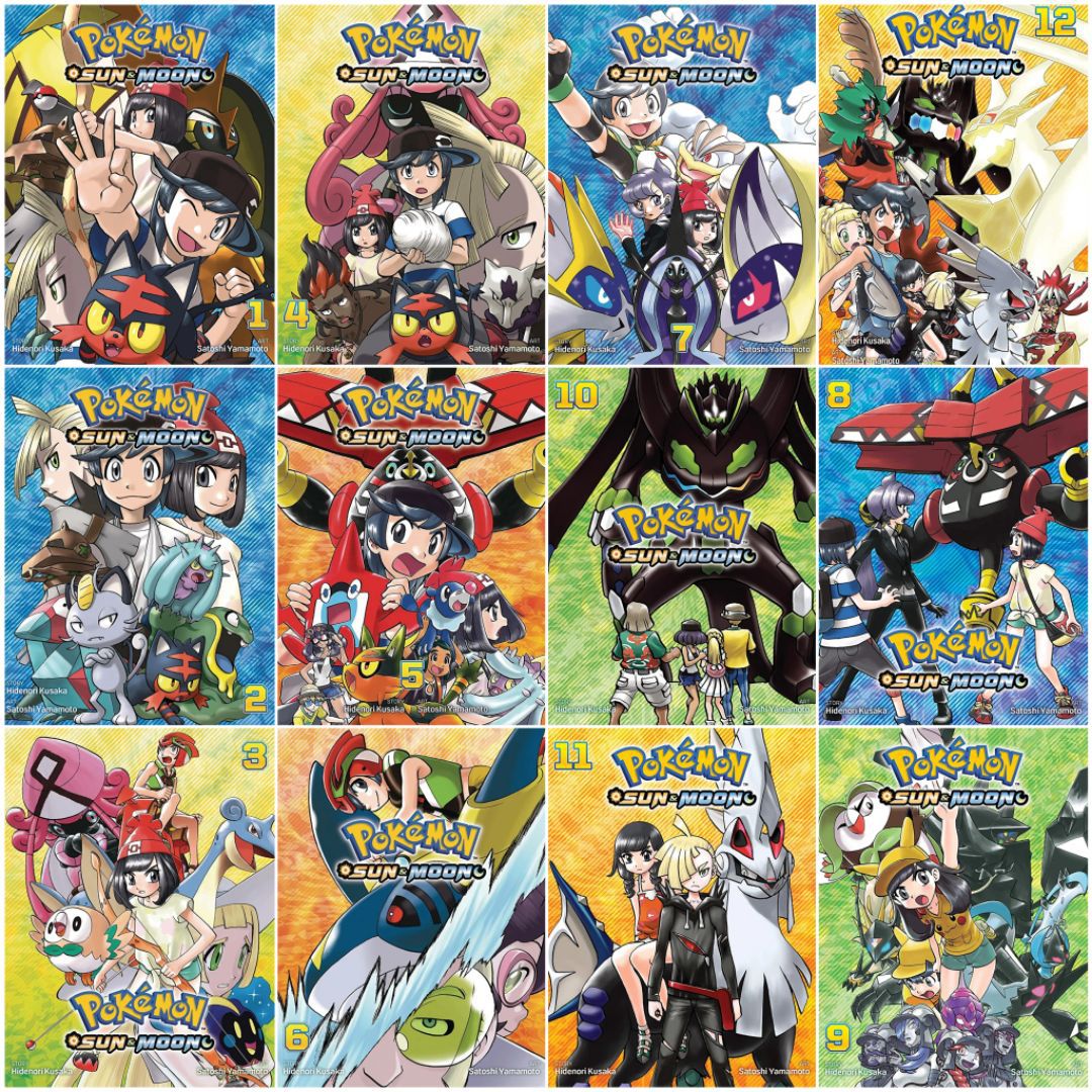pokemon Adventures Sun Moon精灵宝可梦特别篇太阳月亮12册漫画