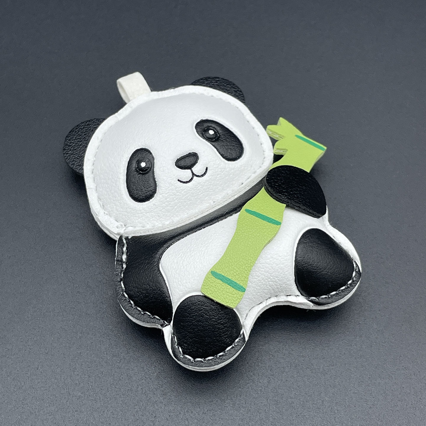 Nuevo cuero PU lleno de algodón animal pequeño bolso de llaver para colgar perros panda leones DIY colgar pequeños regalos image 10