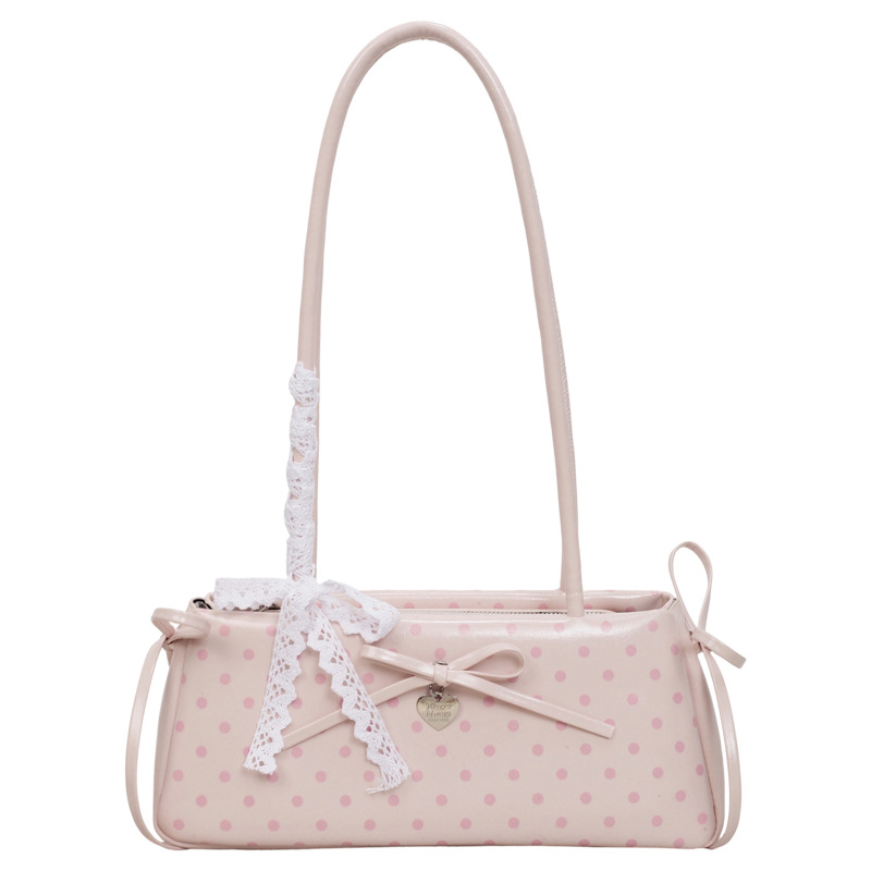 Bolsa de brazo de punto de onda popular de verano para mujeres 2026 nueva moda bolso de palo de viaje bolso de hombro diario