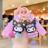 Cartoon sophisticated keychain, key bag for beloved with zipper, Birthday gift, wholesale