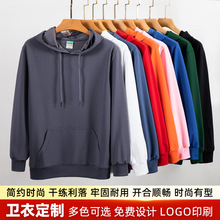 厂家批发卫衣秋冬装工作服卫衣团队服连帽衫外套印字logo长袖工装
