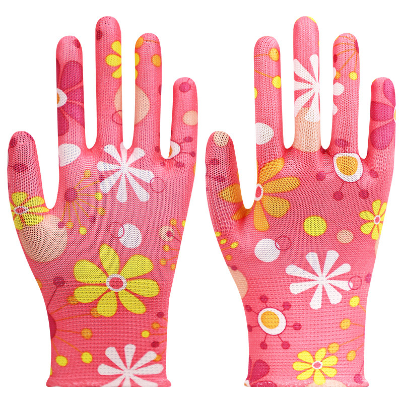 Guantes de nylon de colores (sunflower)