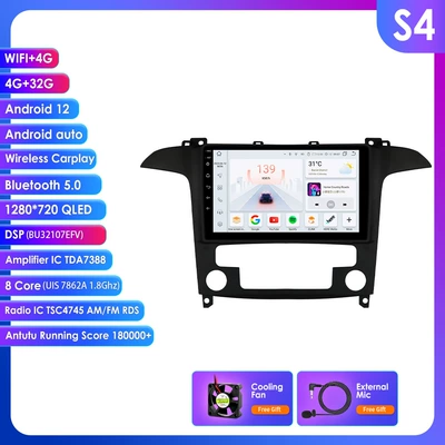 DVD Navigation S-Max 2007-2015 navigation large - 4-32g-wifi-4g-lte-edition-7862-carplay-eight-nuclear-9-inch-for-ford-ford-s-max-2007-2015