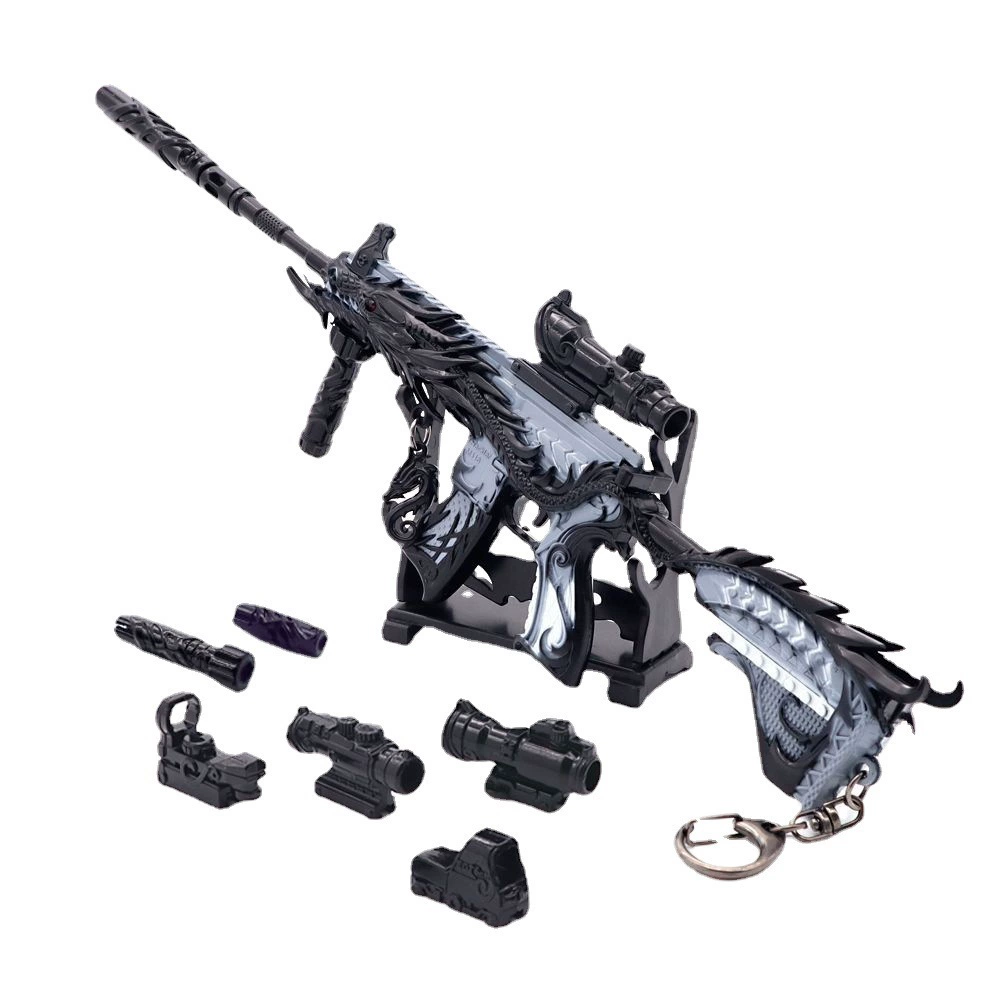Периферия для игры Peace Elite, M416, пятиког отдельная версия, полноразмерная металлическая игрушечная модель с множеством аксессуаров
