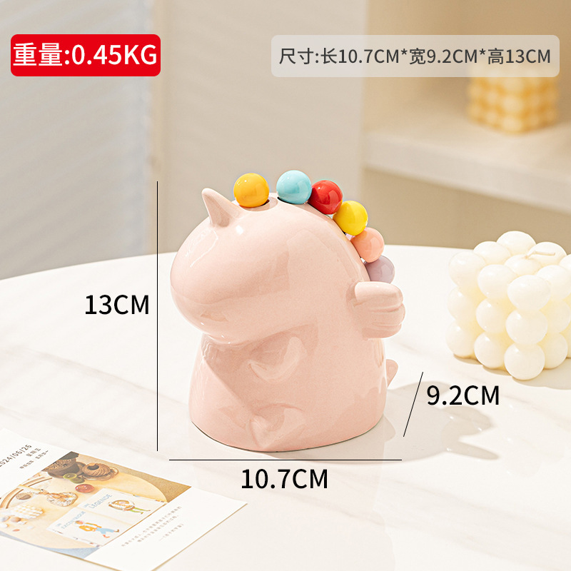 フルーツフォークセット高級感ケーキデザートステンレスフォーク家庭用軽贅沢陶磁器果物サイン収納缶|undefined