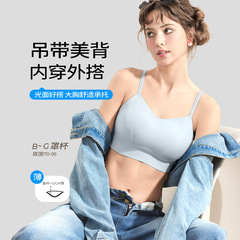砂糖粒の大きいサイズの下着の女性の美背のベストのガーターは胸を拭いて光の全カップの鋼の輪がないのを防ぎます。