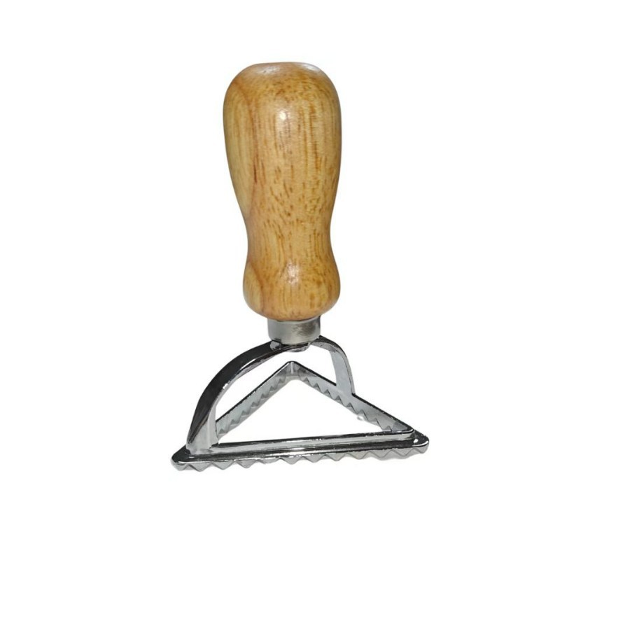 Inventario transfronterizo flor de borde triangular molde de pastel molde de horneado molde de galletas molde de galletas molde de galletas de aleación de zinc