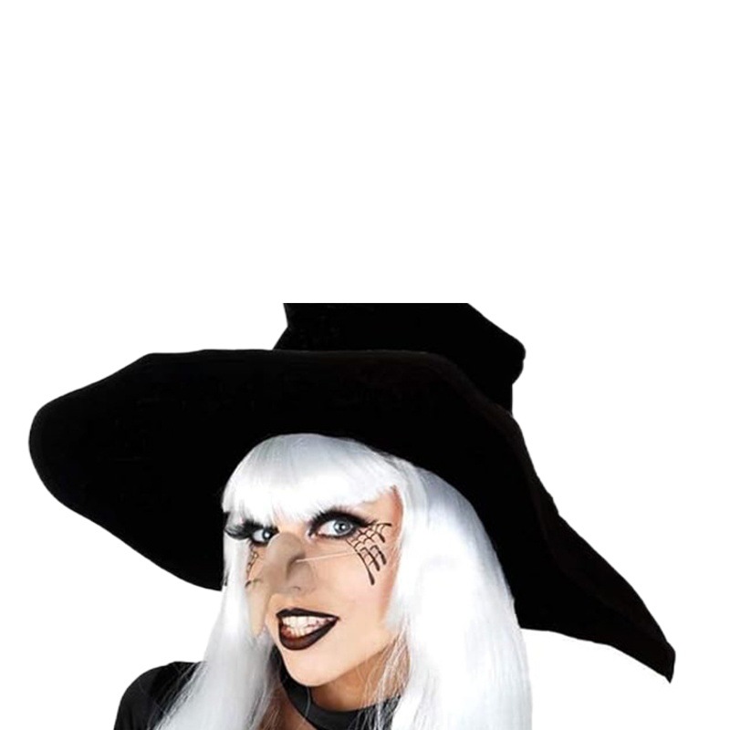 spot halloween witch hat black velvet witch hat wizard headdress magician twist hat witch hat