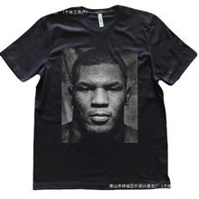 Boxing Champion Mike Tyson Portrait Printed Fans T-Shirt