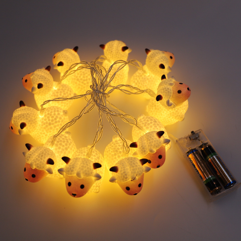 Luces LED de Navidad, luces LED de vinilo con forma de animales, luces de Navidad con forma de pato de dibujos animados, luces de Navidad de Amazon, luces decorativas navideñas