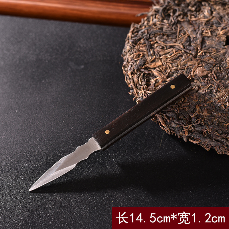 Cuchillo de té ondulado de sándalo morado 0503