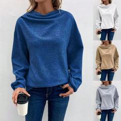 欧米の越境秋冬の新型の婦人服のカジュアルファッションはゆったりしています。