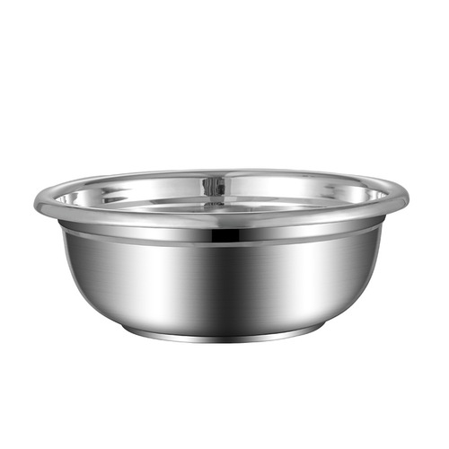 Stainless steel side basin kitchen household cooking basin thickened seasoning jar egg basin and basin soup basin vegetable sink