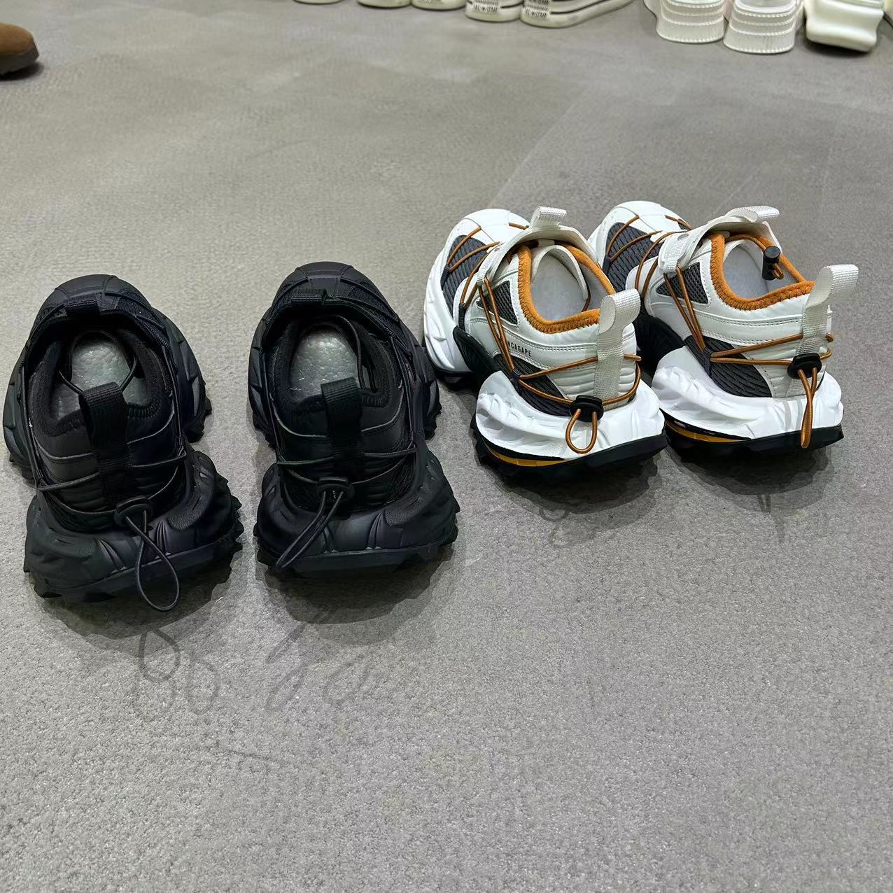 Damen Freizeitschuhe Mit Klettverschluss Weiße Dad Sneaker_voghion.com