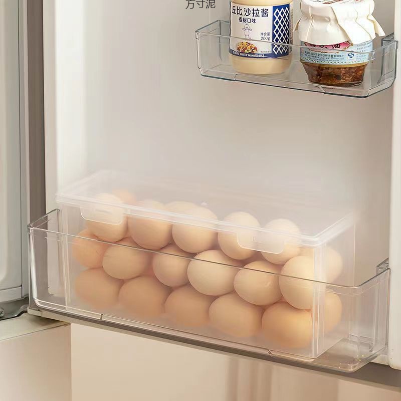 卵収納ボックス冷蔵庫専用収納整理ボックス食品級タッパー大容量透明プラスチックボックス工場|undefined
