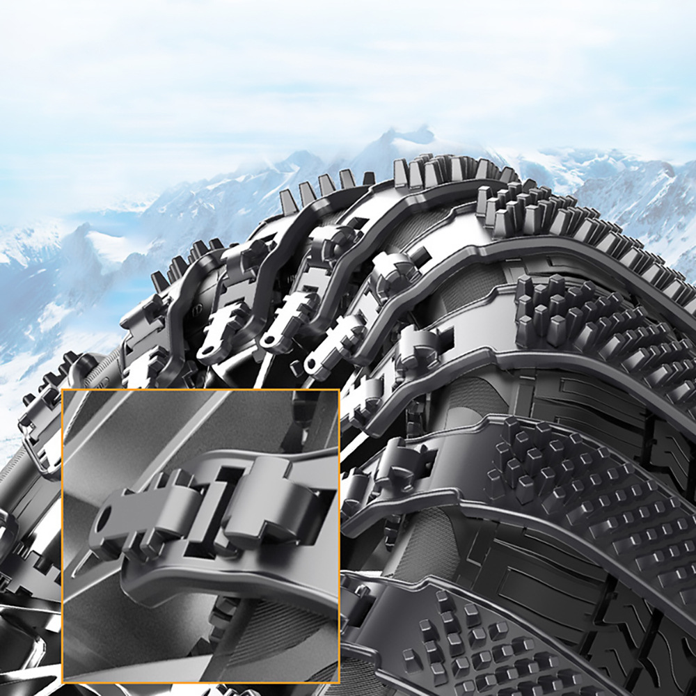 Tire anti-skid chains, off-road vehicle tire anti-skid straps, emergency escape straps for snow and mud, universal wheel anti-skid straps