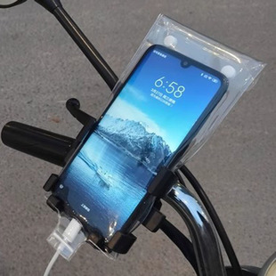 Mobile Phone Holder Waterproof Bag with Touch Screen Takeaway Rider Special Rainproof Bag Rechargeable Waterproof Mobile Phone Case