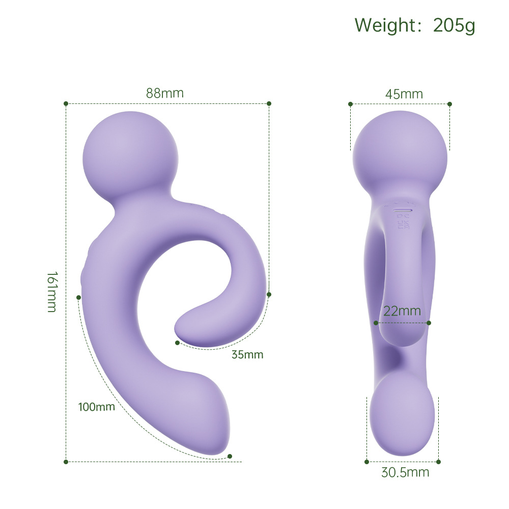 SFY-PP-006 Dual-Vibration Insertable Vibrating Rod, Body-Controlled Liquid Silicone — detail image 19