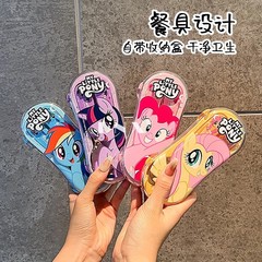 ポニーポーリー304ステンレスフォークスプーン携帯子供高颜値フォークスプーン食器セット食事スプーン