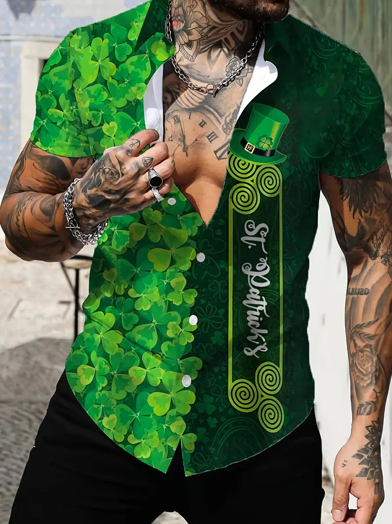 2024 verano nuevos hombres jóvenes vitalidad estilo universitario tendencia camisa de manga corta casual diaria coreana MB1