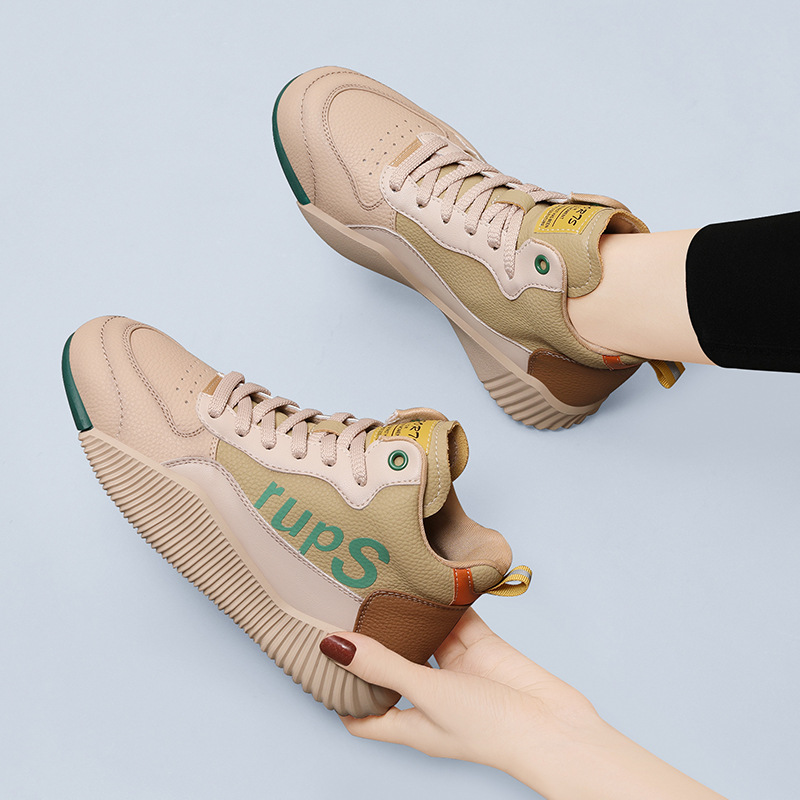 Women's High-top Sports Shoes 2026 Spring And Autumn New Style Flat Soft-soled Fashion Casual Mesh Shoes Lightweight Travel Shoes_vogvips.com