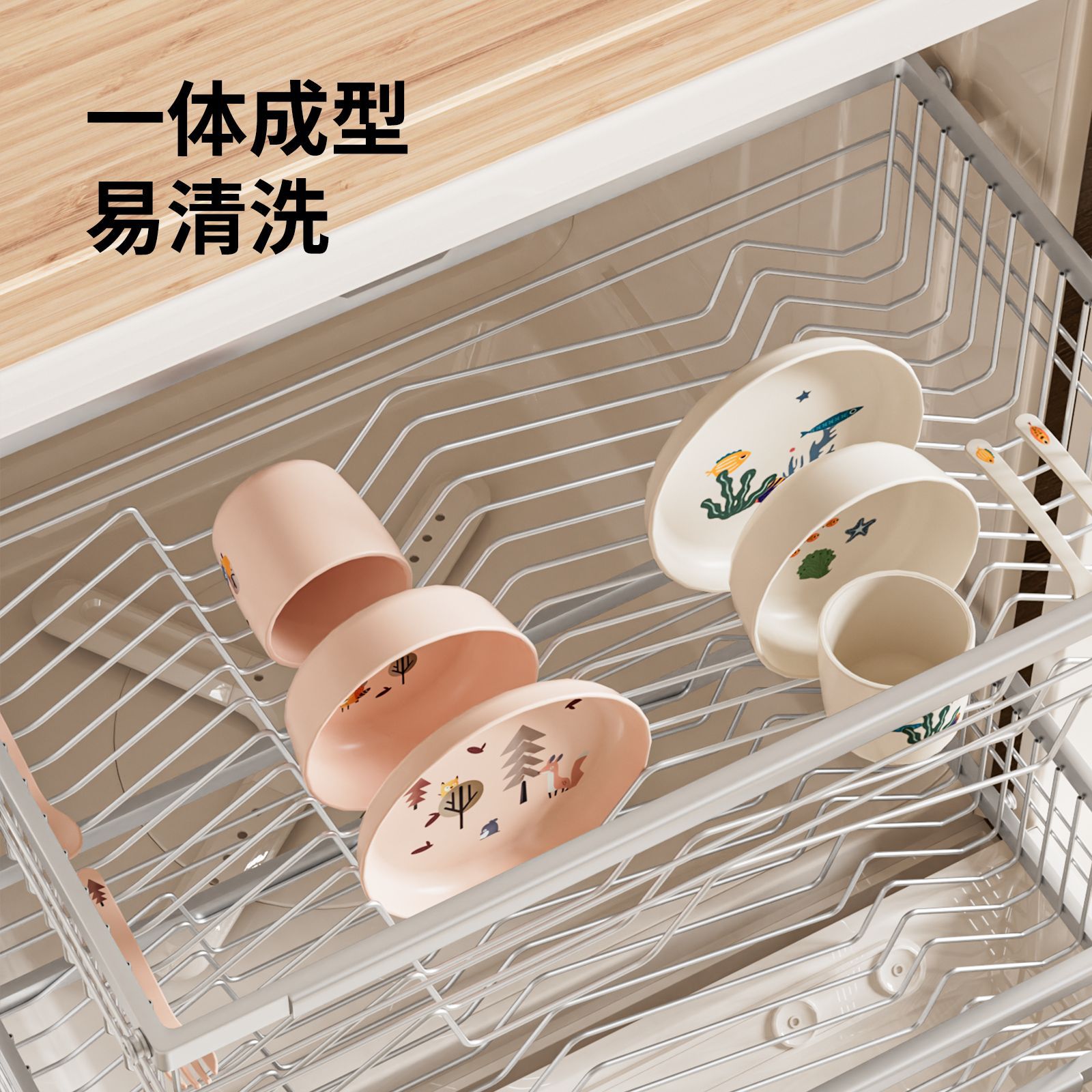 Pequeño juego de plato de comida para niños travieso estilo ins bebé jardín infantil tazón de comida auxiliar plato de comida cuchara tazón taza estudiante