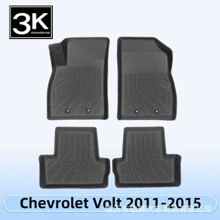 适用于Chevrolet Volt 2011-2015 3D全天候材质TPE脚垫后备箱垫