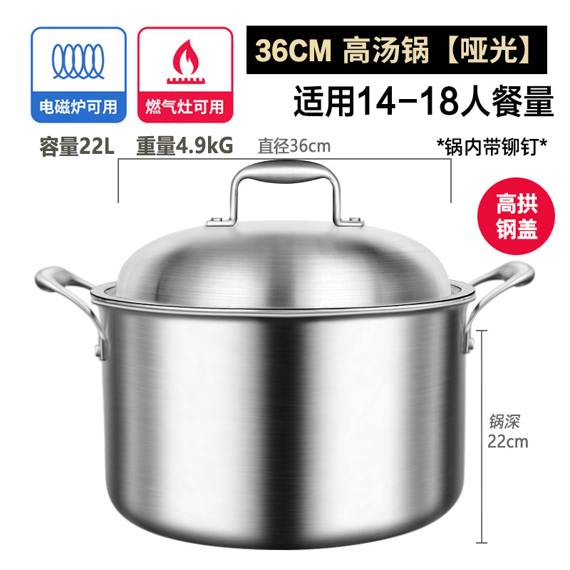 Pot à soupe haute de 36cm [approfondir le pot à soupe très épais 316]