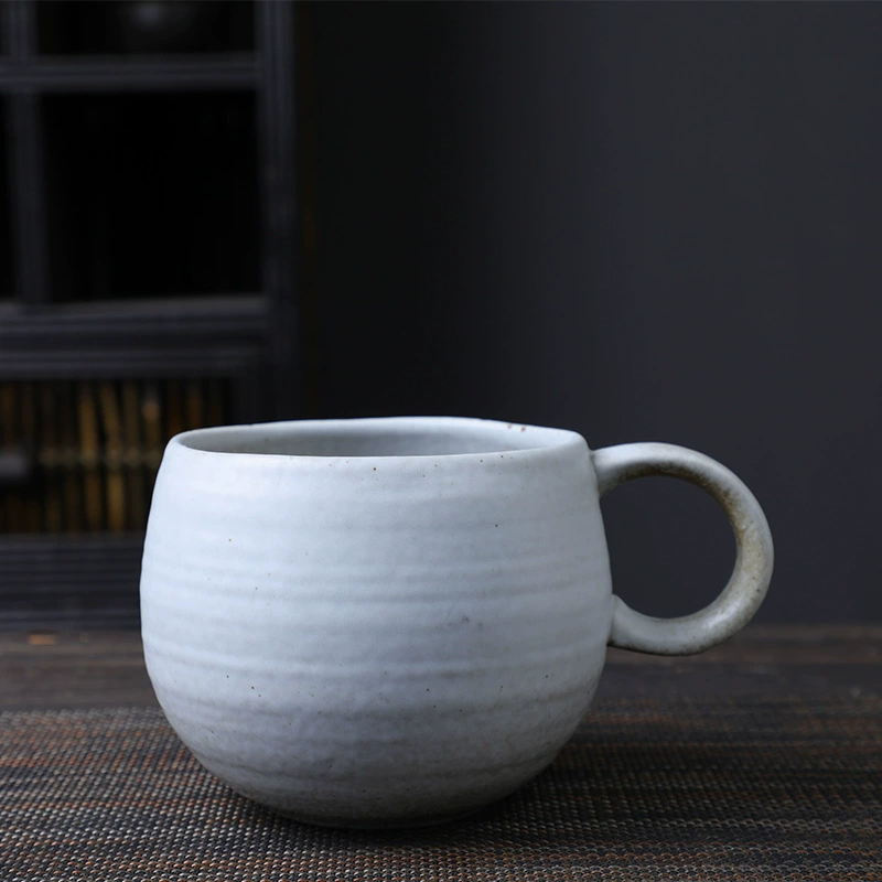 Alien ceramic cup high -value coffee cup retro Mark cup cross -border supply irregular cup rough pottery cup