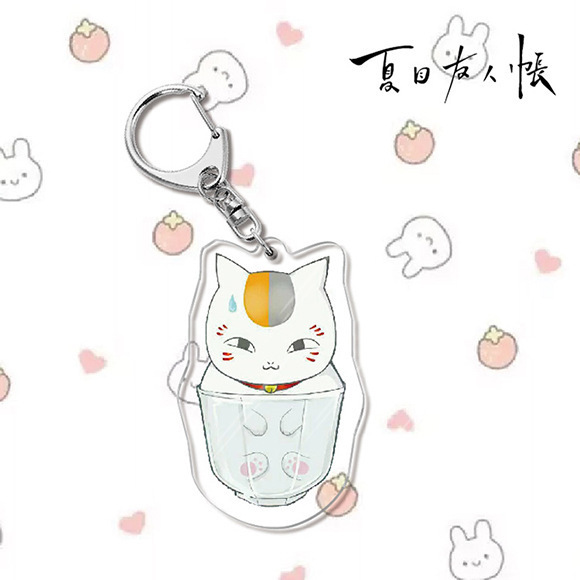 夏目友人帳 夏目貴志 猫先生 斑夏目玲子 周辺ギフト ペンダント アクリルキーホルダー|undefined